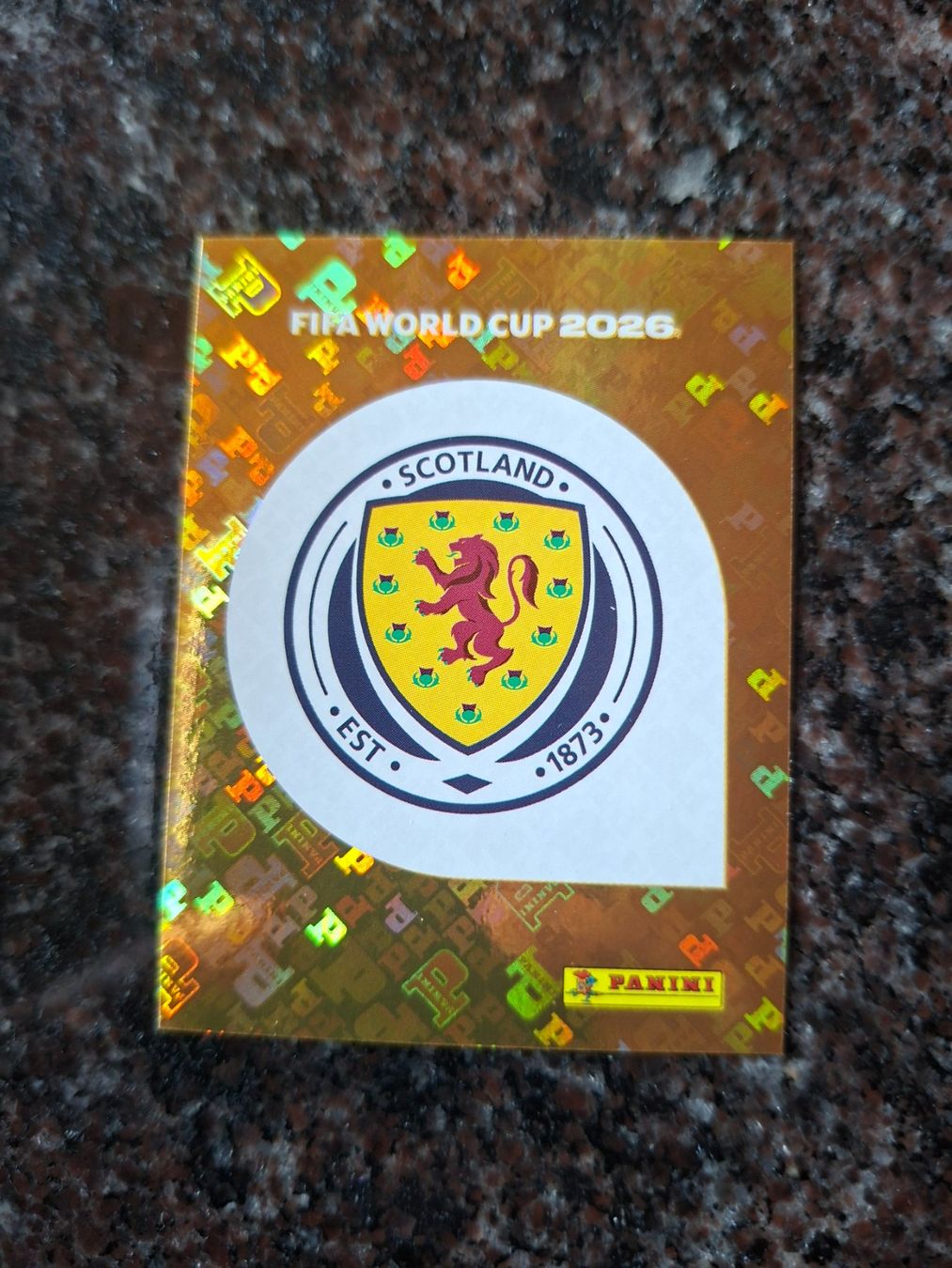 Panini Carte collezionabili: Panini FIFA 2026 Sticker - SCO 1 – Nuovo (secondo la descrizione) da Erlinsbach venduto da pfunky