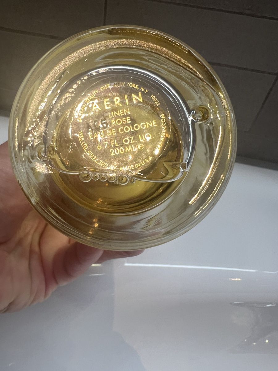 Parfum & Eau de Toilette: AERIN Linen Rose Eau de Cologne 200ml fast voll – Gebraucht aus Meilen von Dievondort 1