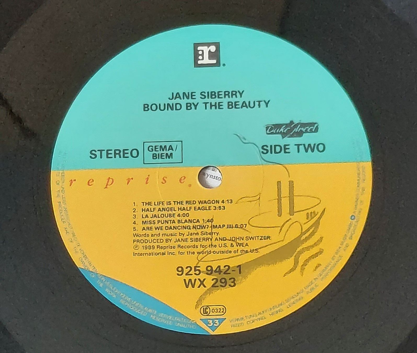 Dischi in vinile: LP - JANE SIBERRY - BOUND BY THE BEAUTY – Usato da Steckborn venduto da Quo7 2