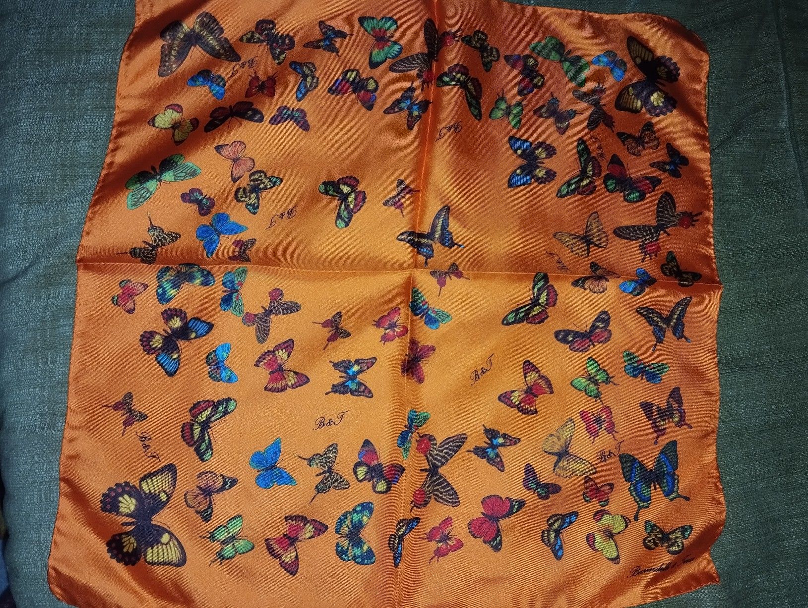 Foulard & Sciarpe: Silk barindelli Bellagio seide Tuch Quadratisch – Nuovo e nell'imballaggio originale da Zürich venduto da Leders
