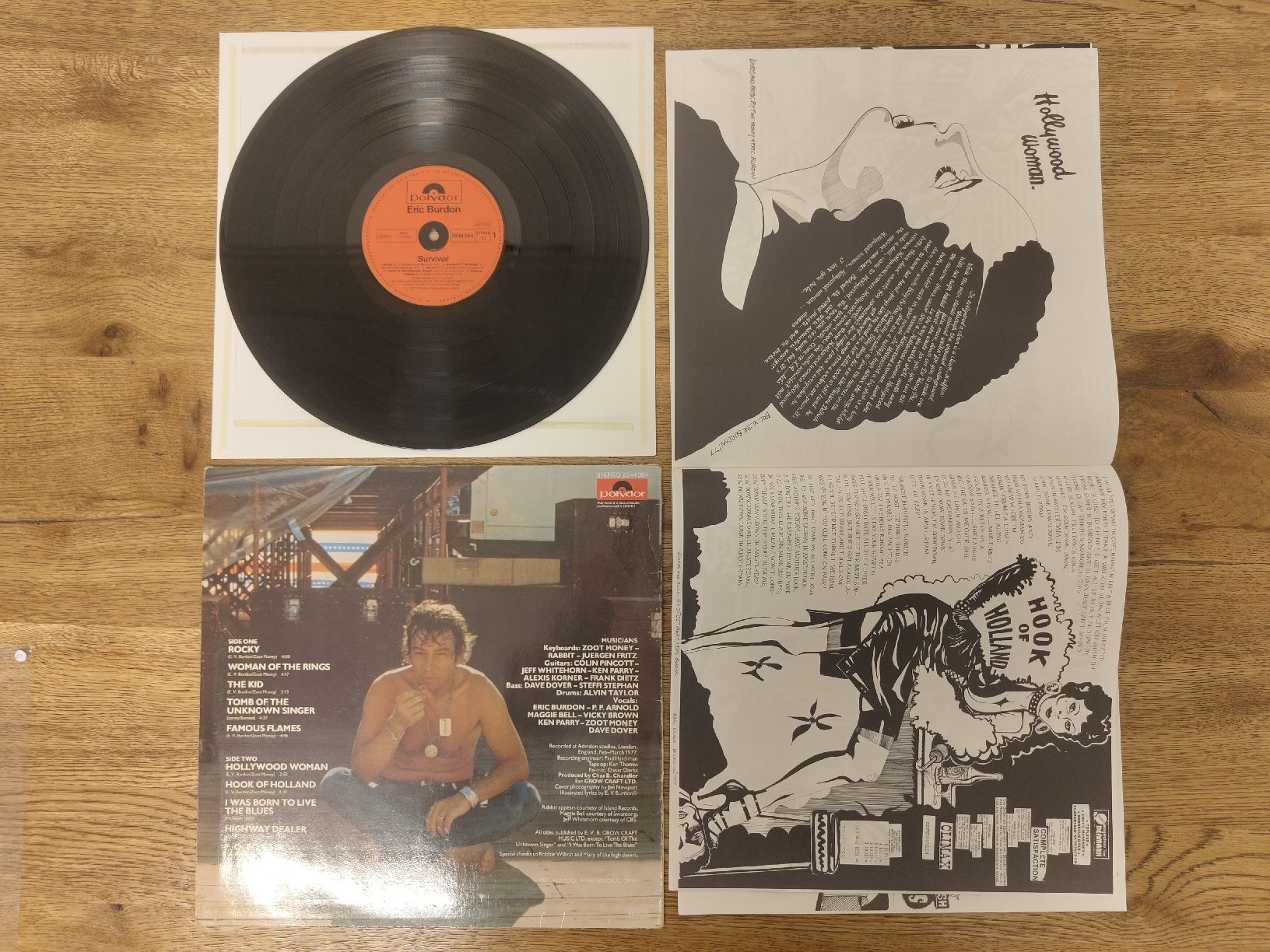 Dischi in vinile: Eric Burdon - Survivor - Vinyl - 1977 – Usato da Basel venduto da mariablanka 1