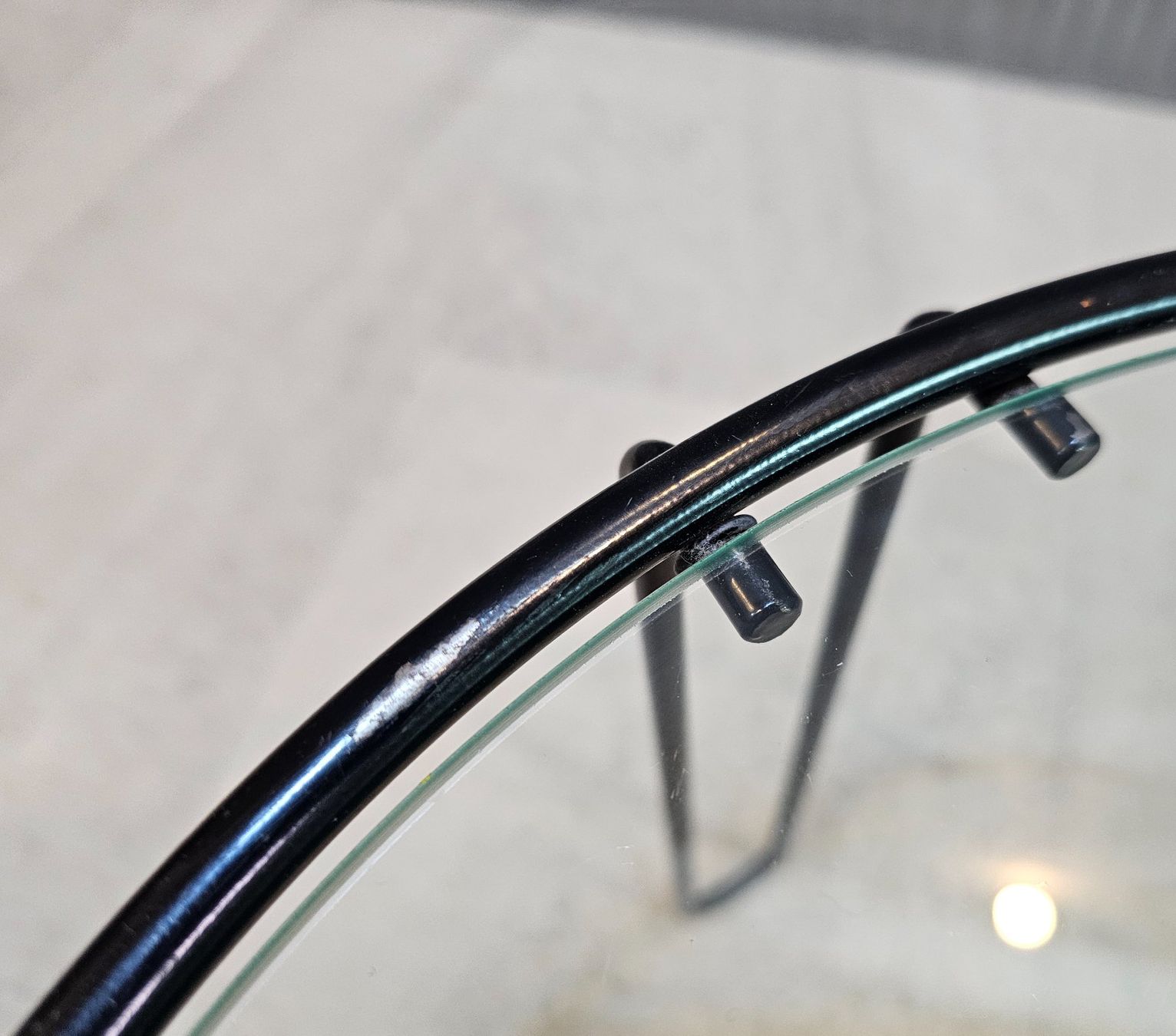 Tavoli: 1980 Wire Nesting Tables, Satztisch, Coffee-Table Glastische – Usato da Nottwil venduto da Wondewa-Shop 8