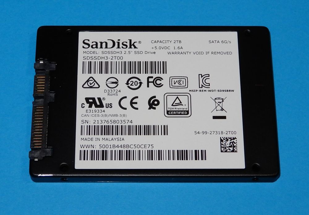 SanDisk SSD 2 TB (Gebraucht) in Bern für CHF 69 – mit Lieferung auf ...