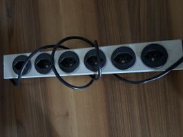 Steckdosenleiste 5fach weiss gebraucht