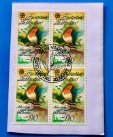 Briefmarken aus Liechtenstein 4 er Block mit Papier 