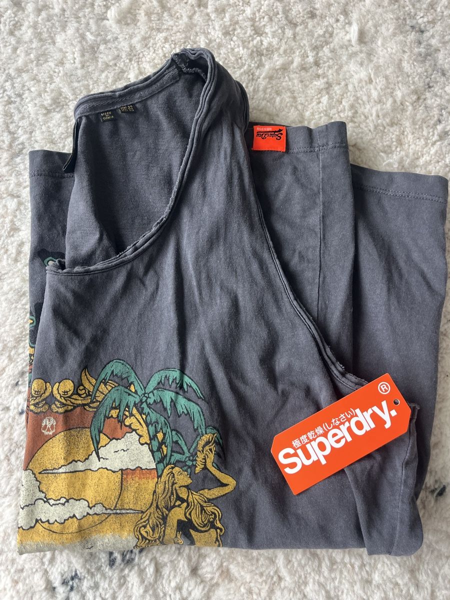 Superdry Top: Damen cooles Tanktop Superdry Beach Gr. L – Nuovo (secondo la descrizione) da Kerzers venduto da del13 7