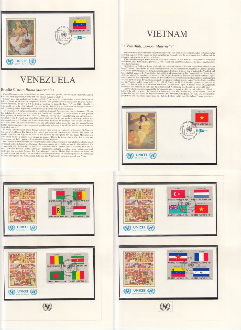 Alle Briefmarken: Album Unicef 1980 – Gebraucht aus Bürglen TG von StampGraf 6