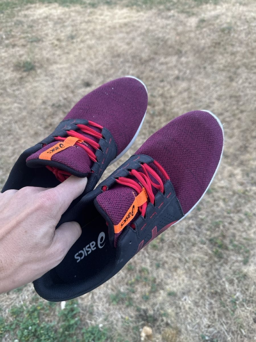 Asics Scarpe da uomo: Asics Laufschuhe Herren Grösse 47 Grau/Blau – Usato da Port venduto da lebaron82 5