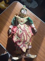 Alte Marionette, Asiatische Handpuppe, Rarität!