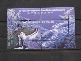 PH 2000 Diplomatische beziehung China  Block 153 **