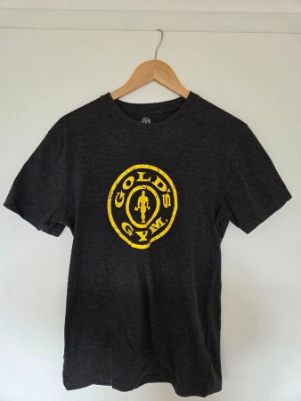 Gold's Gym T-Shirt Stronger Than Excuses Grau Gr. S