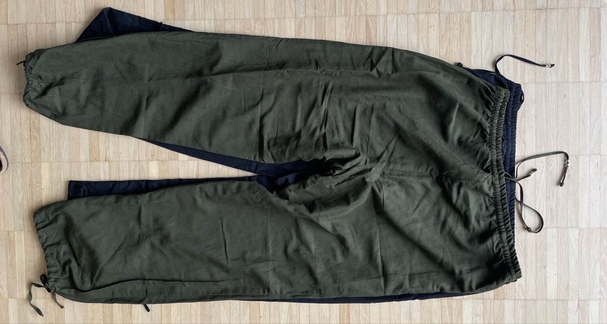 H&M Pantaloni: Leinenhose H&M dunkelolive, neuwertig – Nuovo (secondo la descrizione) da Uster venduto da 69madonna 3