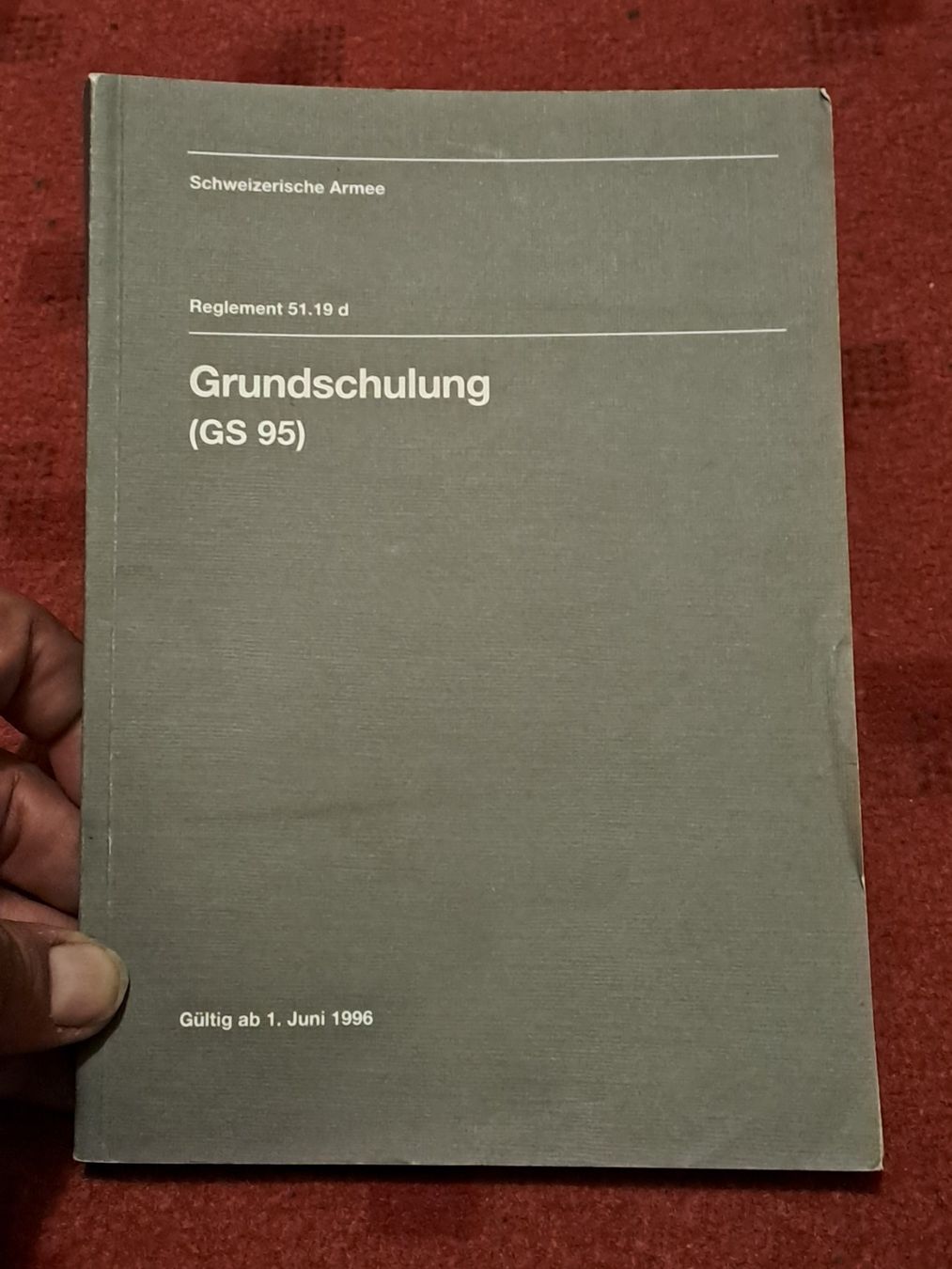 Libri: Reglement  " Grundschulung " – Usato da St.Gallen venduto da Infanteriewerk 1