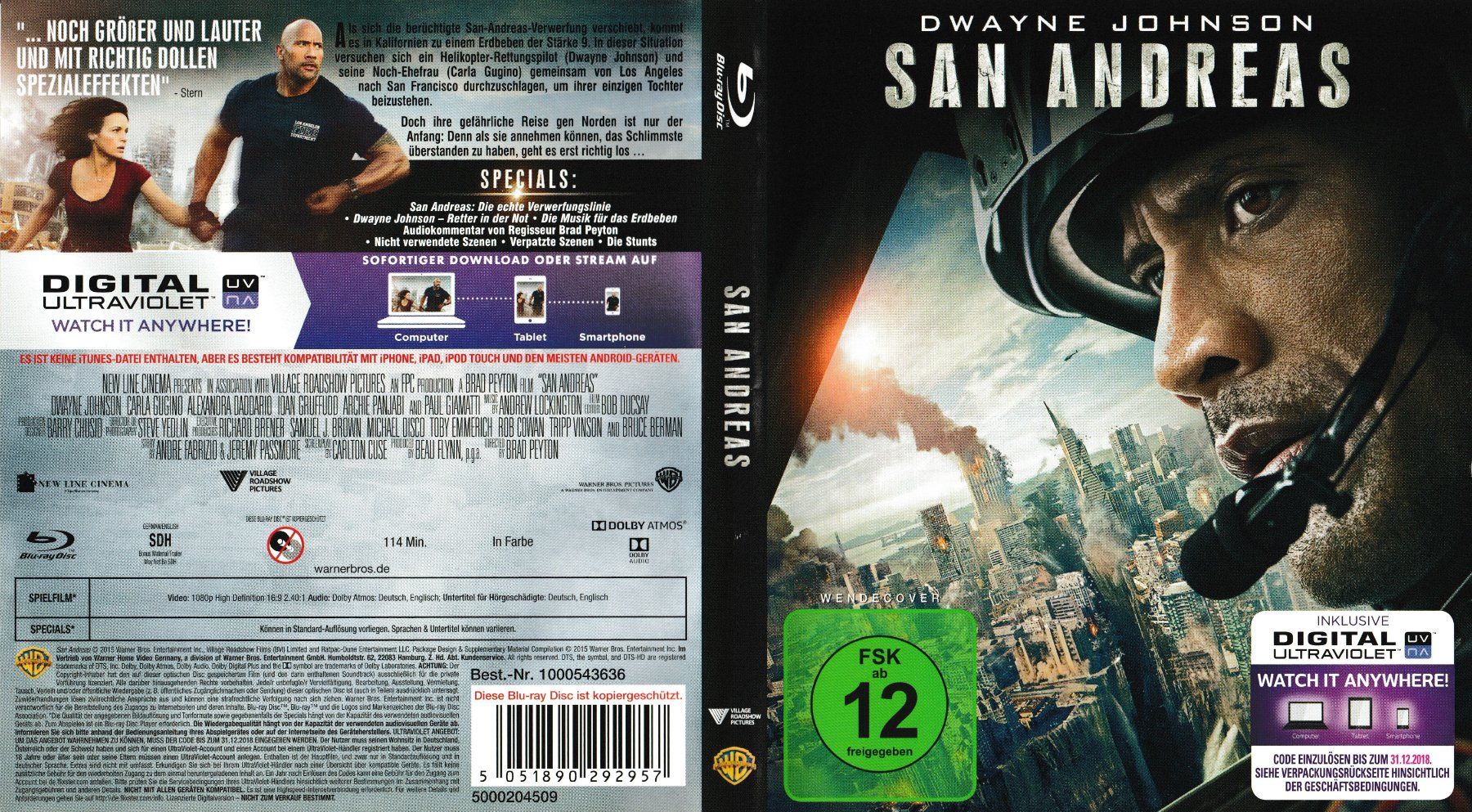 Tutti i DVDs: Blu-Ray - San Andreas – Usato da Langnau am Albis venduto da MediaRescuerKeLoX