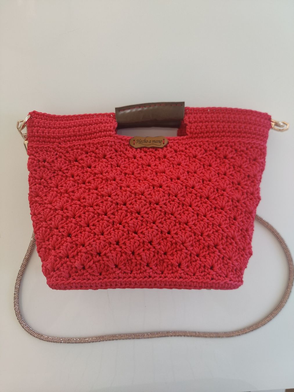 Borse da donna: borsa uncinetto rossa – Nuovo (secondo la descrizione) da Langenthal venduto da JonnyDivino