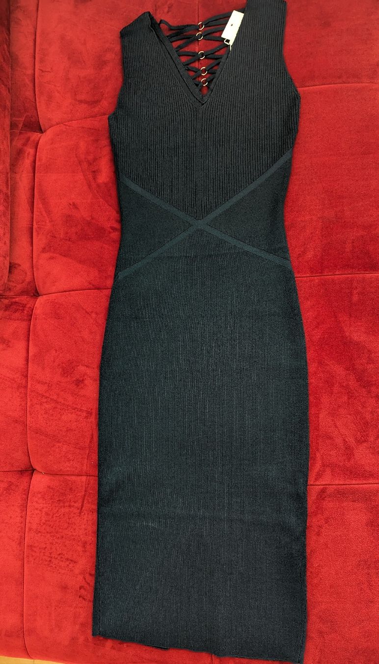 Vestiti: Neu! Elegantes Dunkelblaues Kleid. – Nuovo e nell'imballaggio originale da Winterthur venduto da losa_p966 1