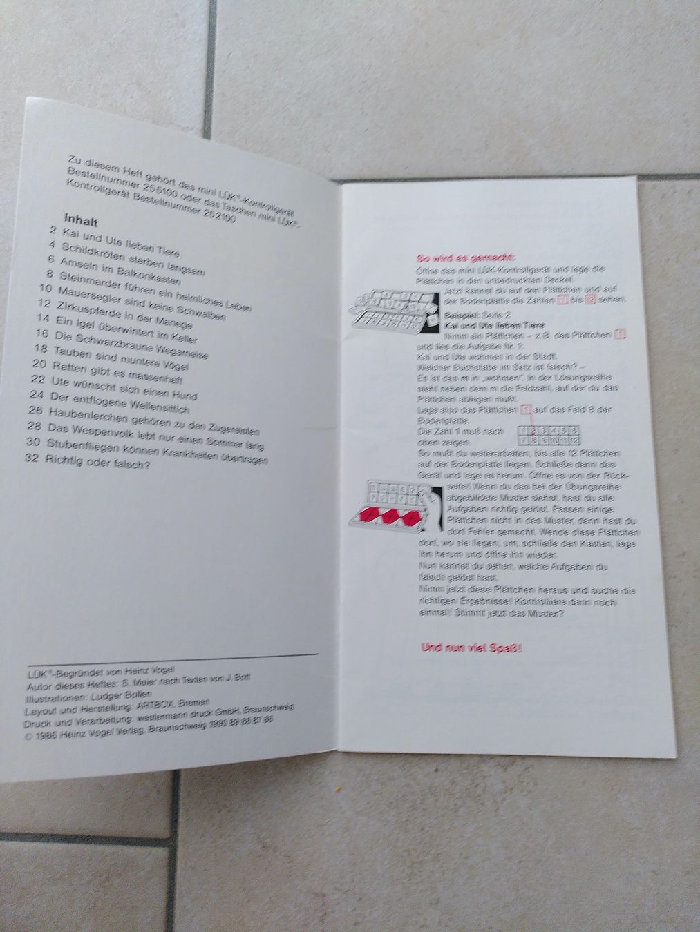 Libri: MINILÜK TIERGESCHICHTEN 2 – Usato da Brugg AG venduto da olamim 1