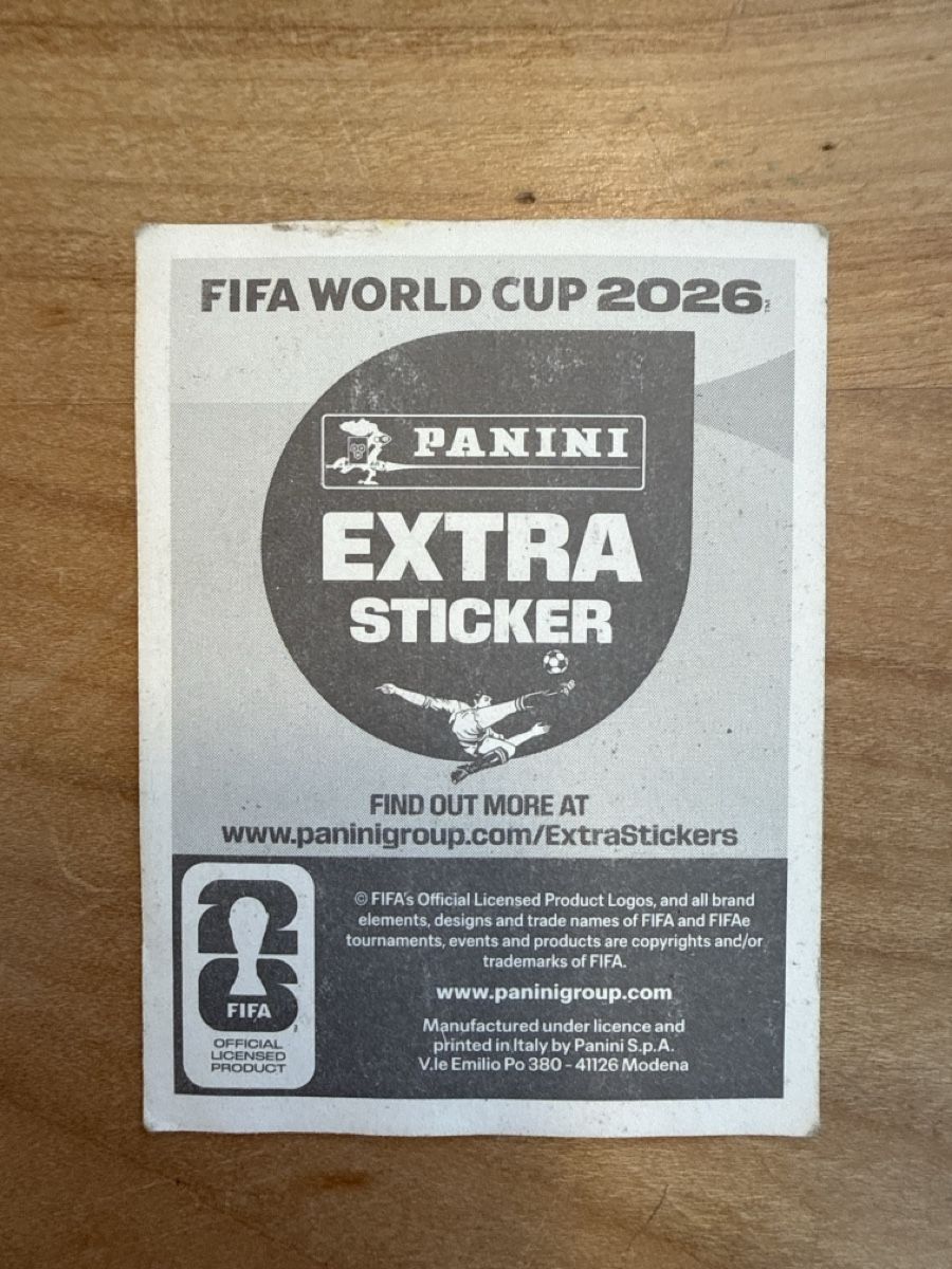 Panini Sammelbilder & Trading cards: FIFA WORLD CUP 2026 EXTRASTICKER PULISIC – Gebraucht aus Winterthur von Nangooblu 1