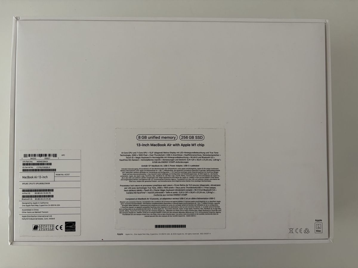 Apple Notebook: MacBook Air 2020 – Usato da Fislisbach venduto da jil_67kt 5