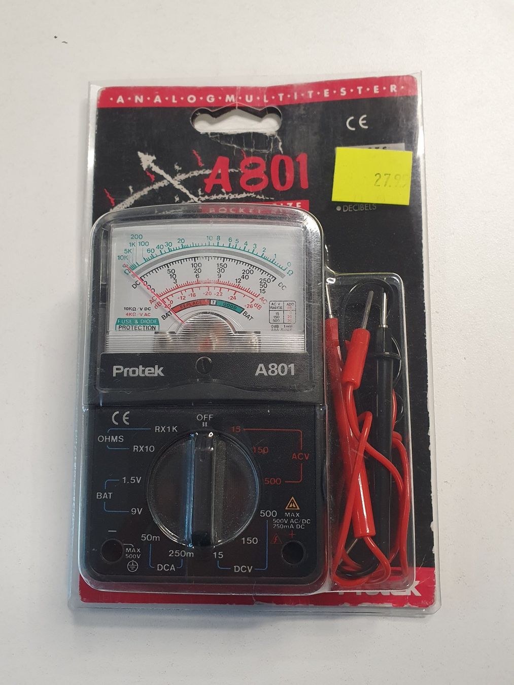 Misurare: Mulitmeter analog - Protek A801 – Usato da Lindau venduto da Chriwa