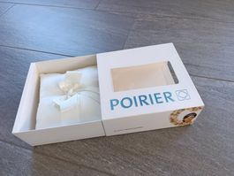Coussin porte-alliances pour mariage Poirier