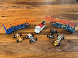 Corgi Toys Husky Konvolut VW Bus Anhänger Rennwagen