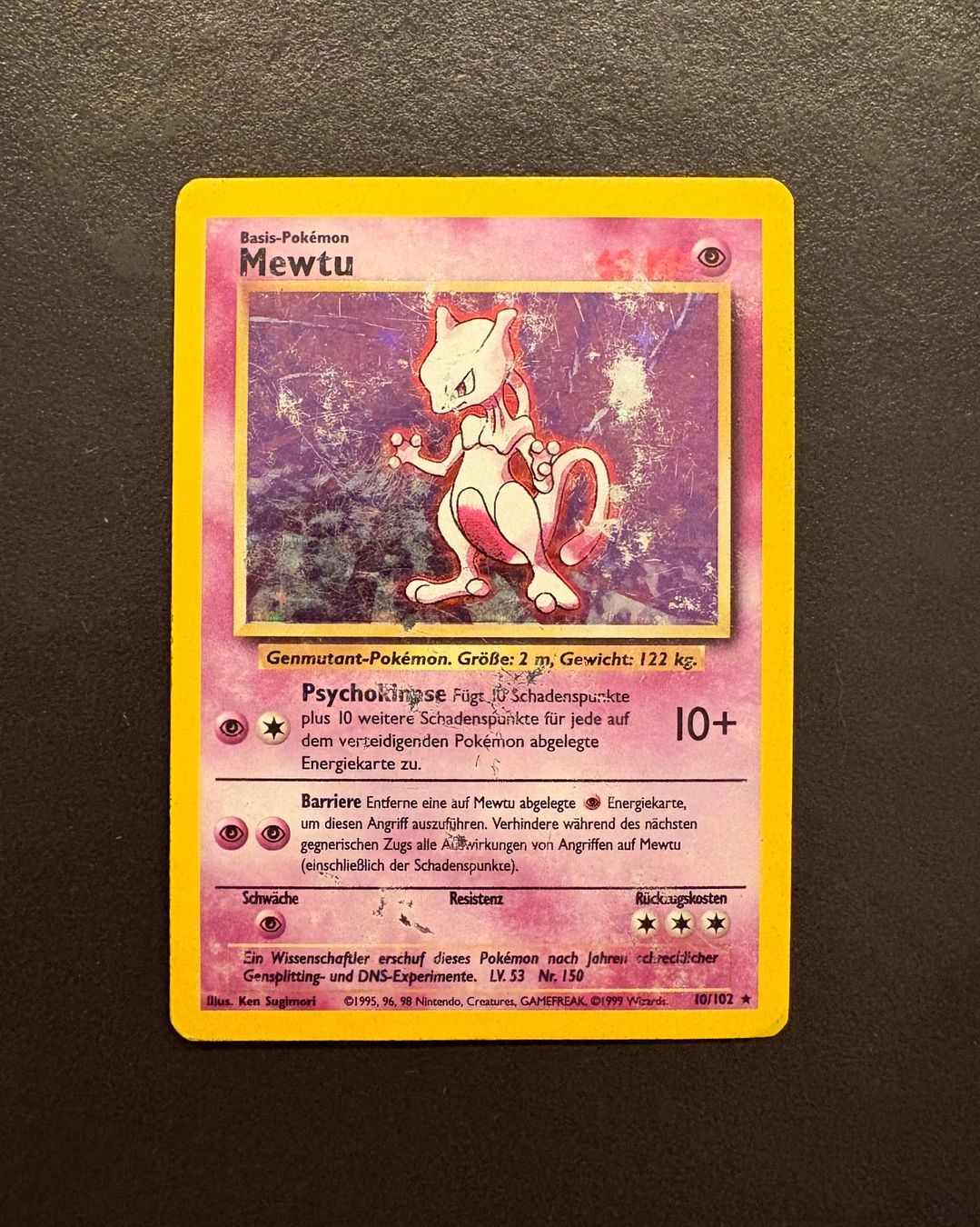 Pokémon Carte collezionabili: Pokémon DE 🇩🇪 - Mewtu Basis-Set 10/102 – Usato da Chalais venduto da Ger0