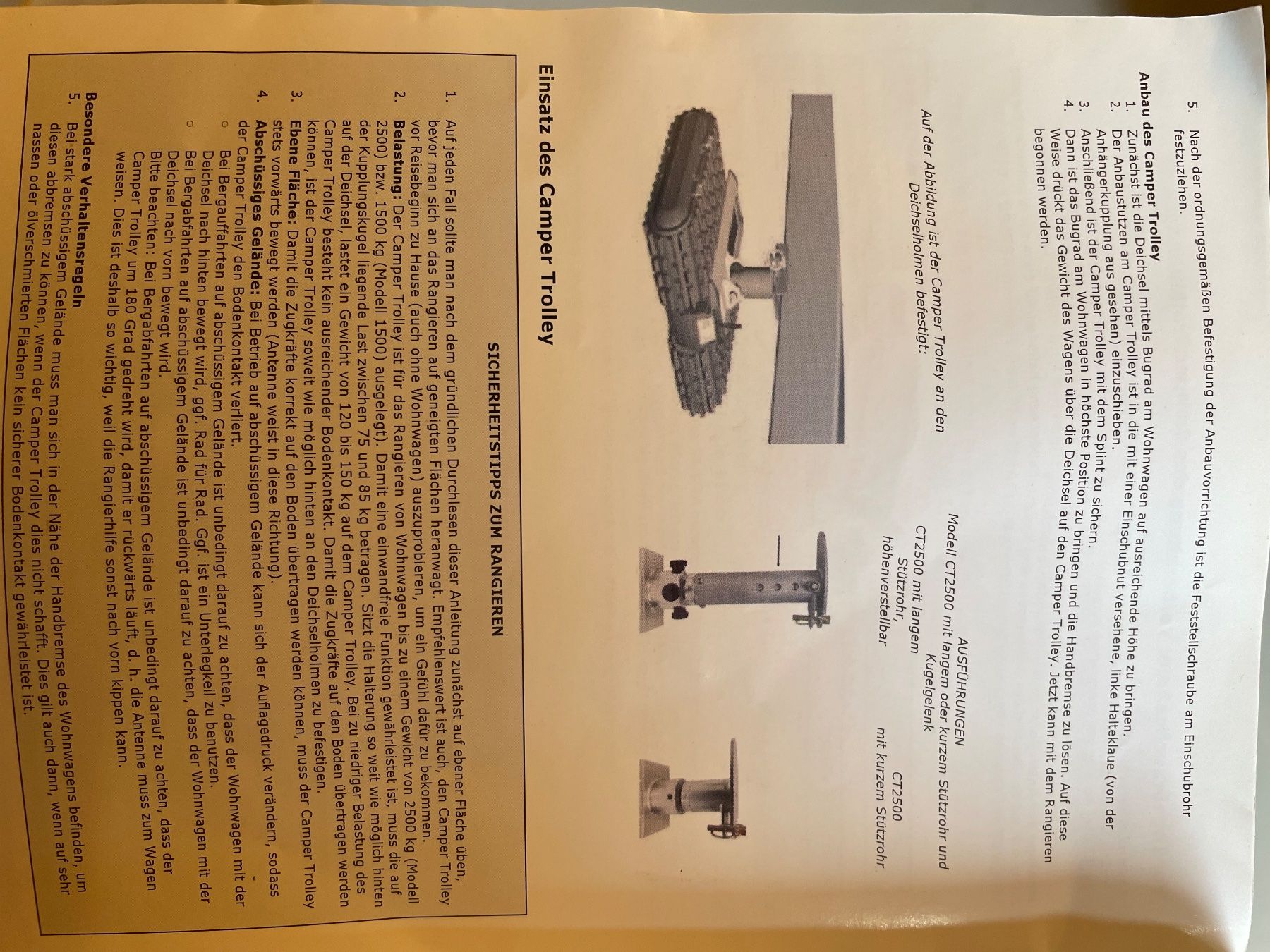 Veicoli da campeggio: Camper Trolley 1500 Mover-Technology APS, Top Zustand! – Nuovo (secondo la descrizione) da Busswil b.Melchnau venduto da marunggle 6