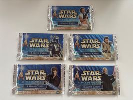 Star Wars Attack of the Clones Trading Cards Booster Art Set