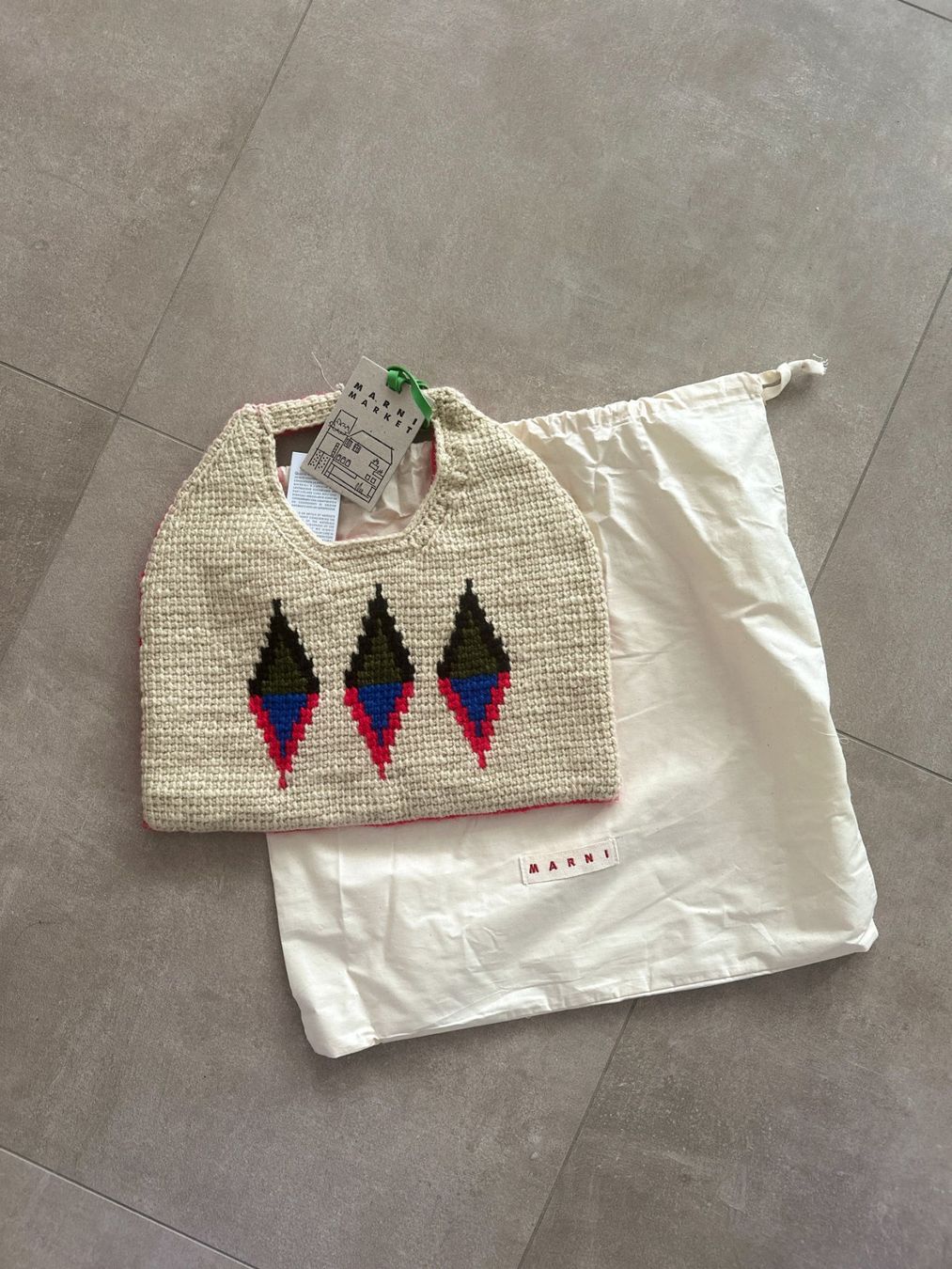 Taschen für Damen: New knitted bag Marni Market – Neu und originalverpackt aus Lugano von juledo 1