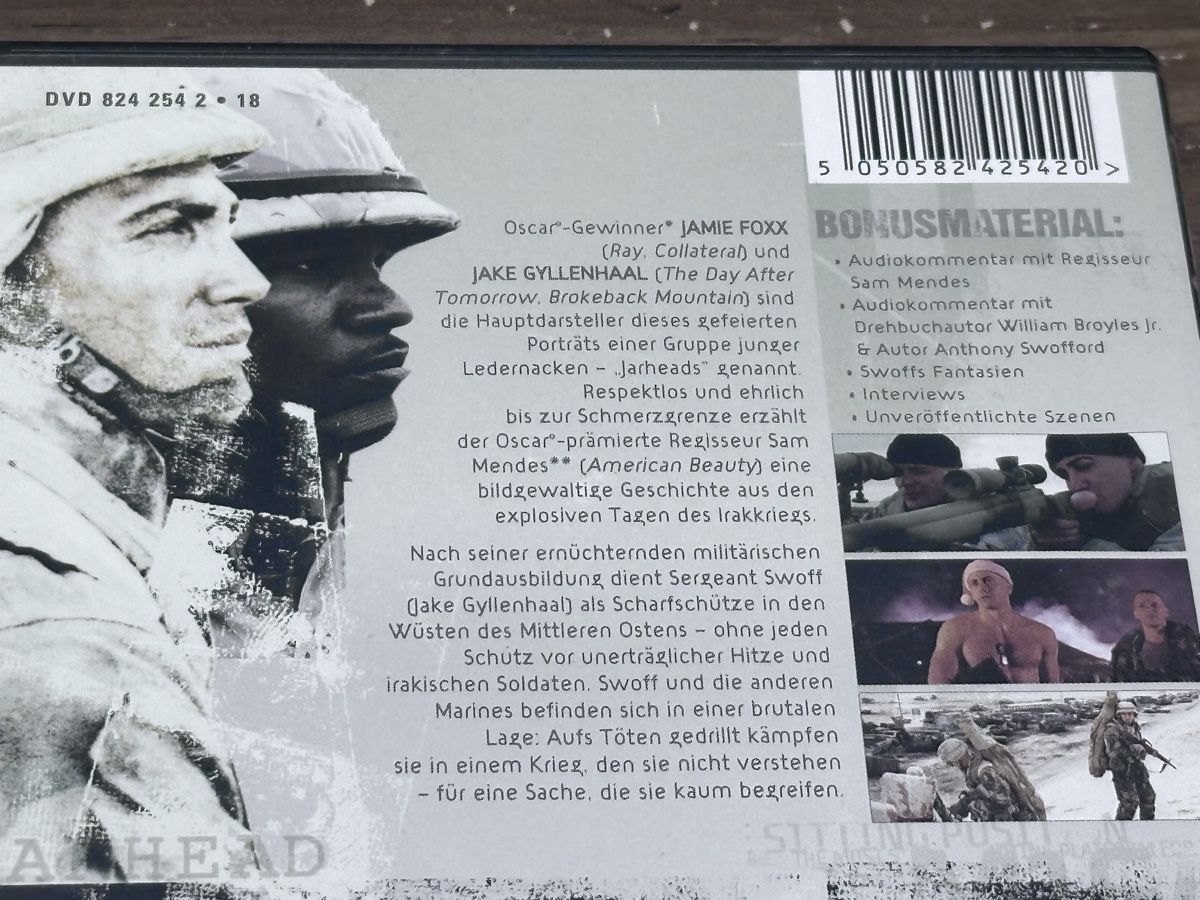 Tutti i DVDs: DVD - Jarhead - Willkommen im Dreck – Usato da Buus venduto da 2019dp 2