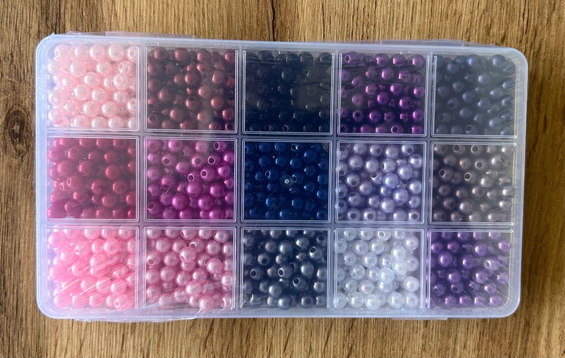 Perle (finte): Box Bastelperlen / Acrylperlen 6mm glänzend, Neu – Nuovo e nell'imballaggio originale da Geneve venduto da vane267