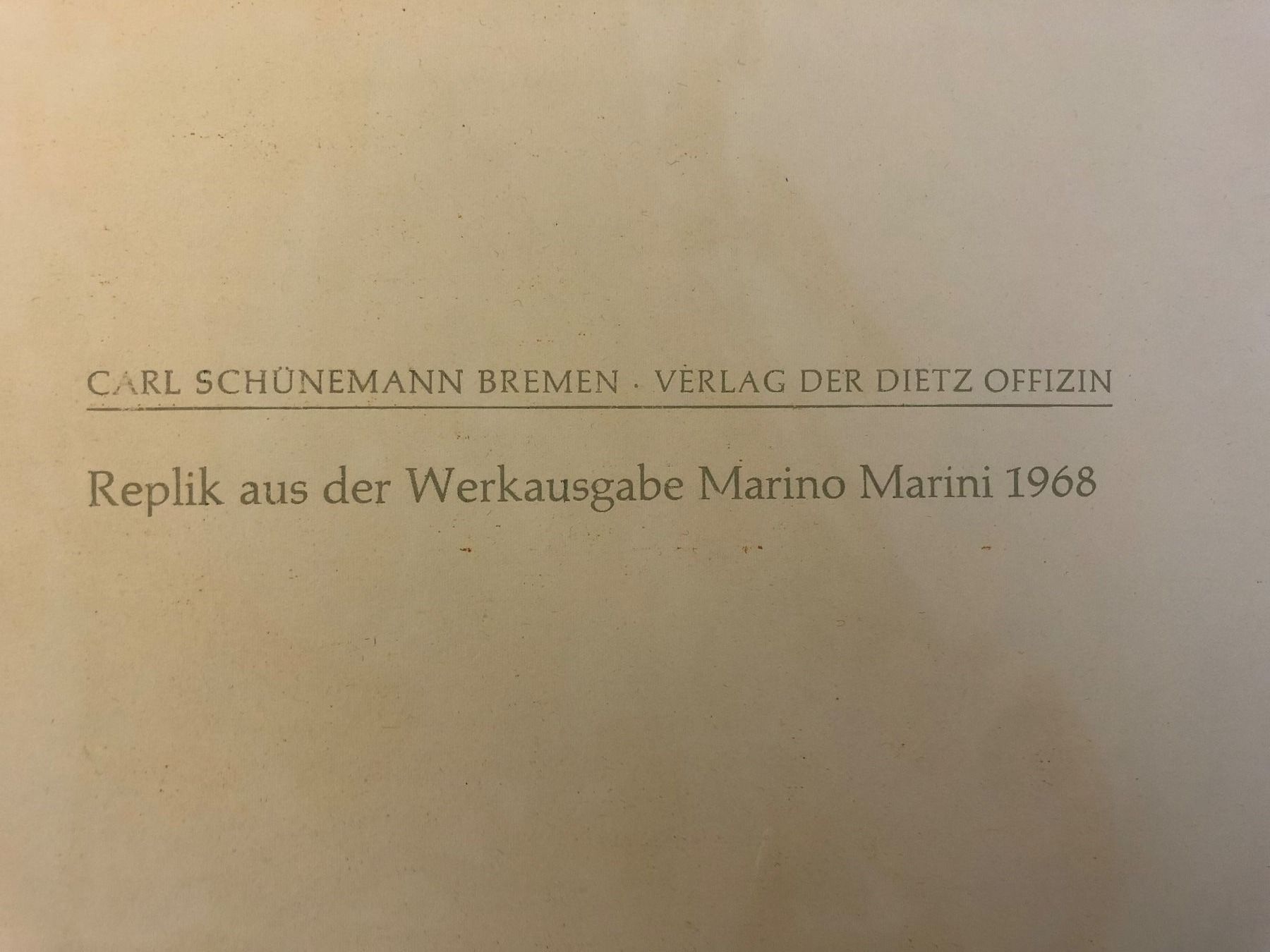 Foto & Immagini: Marino Marini Serigraphie Pferd mit Reiter – Nuovo (secondo la descrizione) da kriens venduto da bst999 2