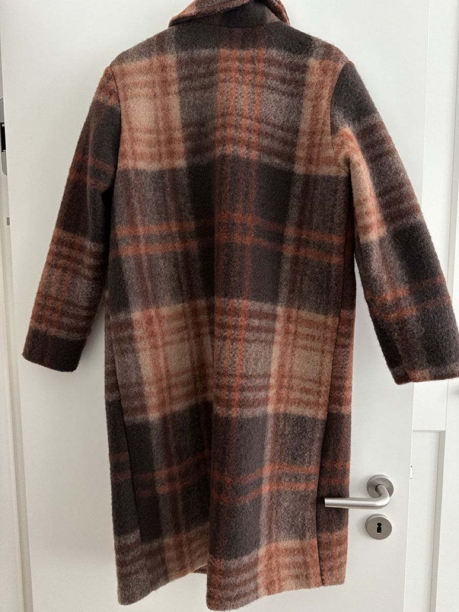 Cappotti: Warm Wool Blend Plaid Coat - Made in Italy – Nuovo (secondo la descrizione) da Paradiso venduto da Ixaya.studio 4
