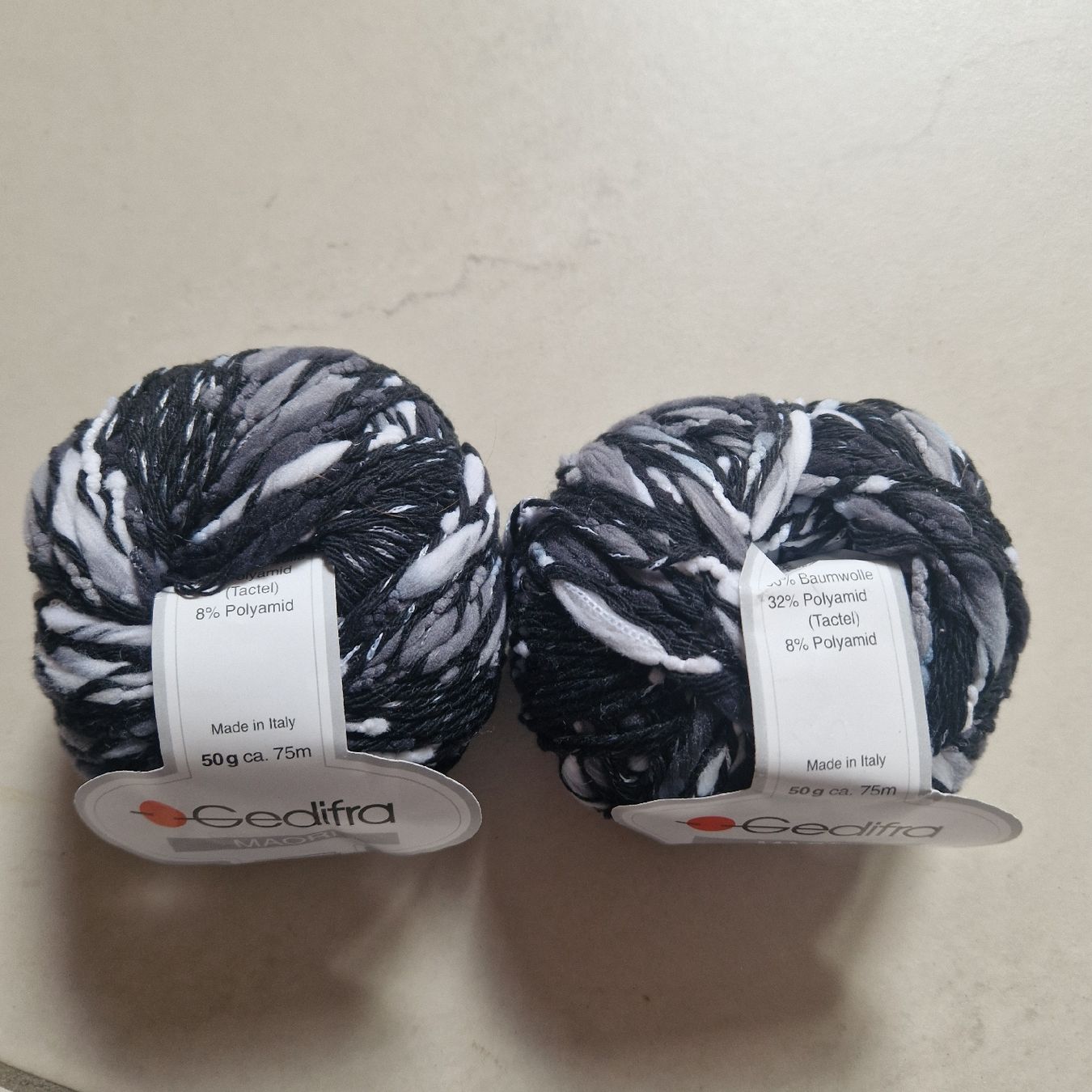 Wolle: Wolle grau Gedrja Maori neu – Neu und originalverpackt aus Frenkendorf von gca_d2qp 1