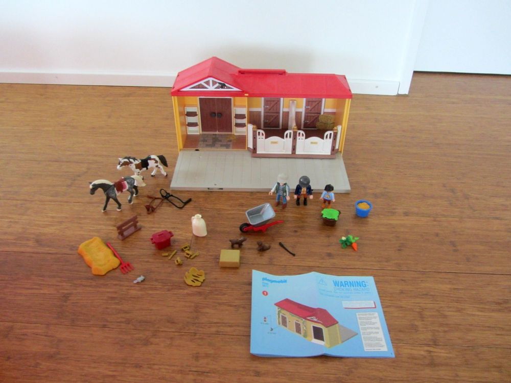 Playmobil Pferdestall zum Mitnehmen | Kaufen auf Ricardo