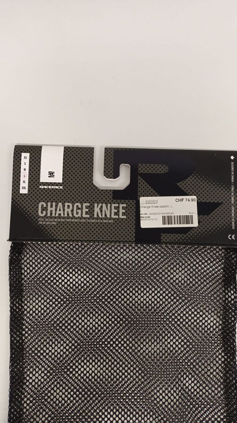 Race Face Protezioni & Imbottiture: Race Face Charge Knee stealth, L – Nuovo e nell'imballaggio originale da Giswil venduto da mai_k7x7 1