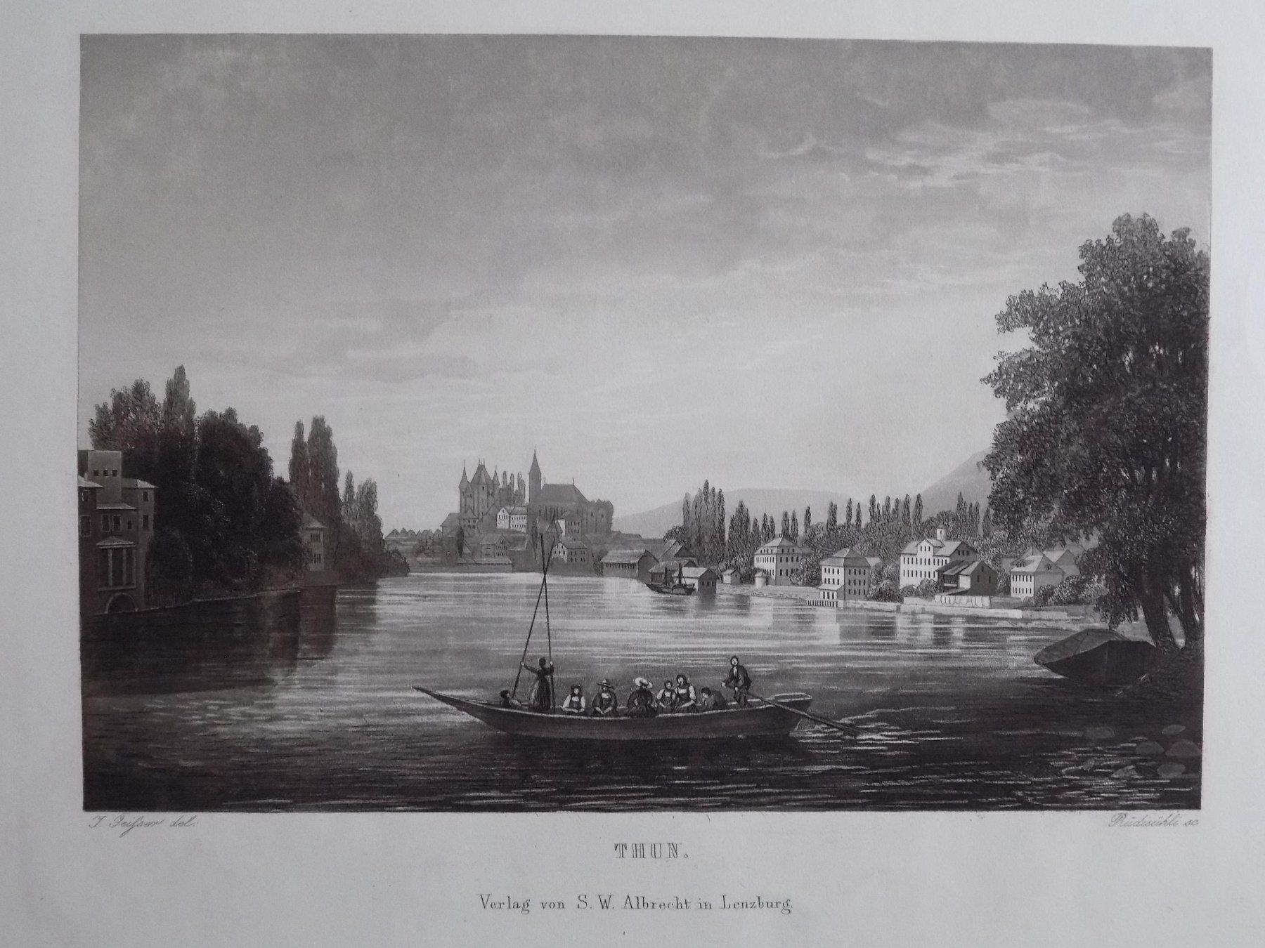 Gravures: Thun Aquatinta von Geisser – D'occasion à Risch par Antikfee 4