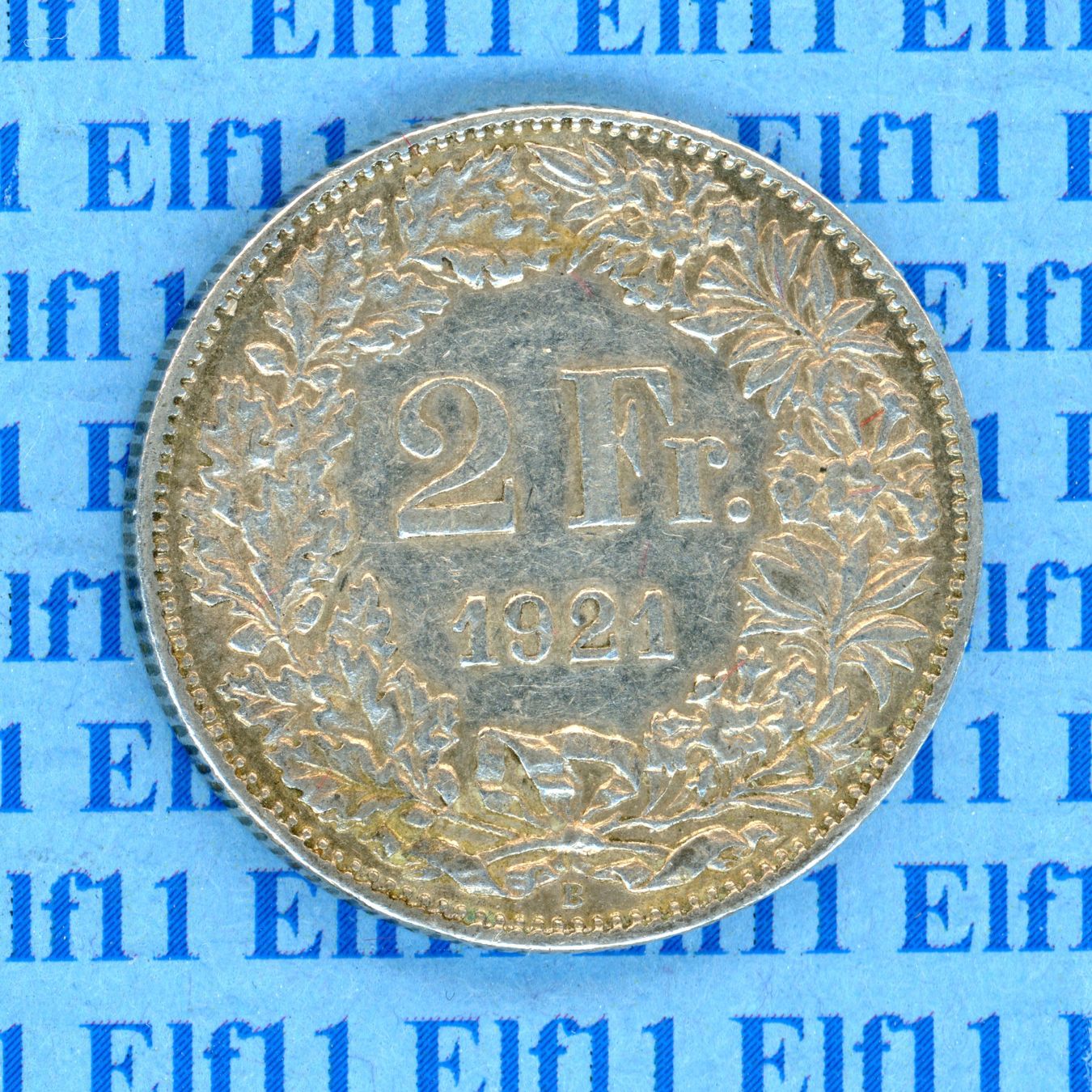 Tutti le monete: CHF___2.00 1921 vz 2 Franken – Usato da Widnau venduto da Elf11