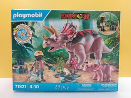 PLAYMOBIL Dinos 71821 Triceratops mit Jungtier NEU