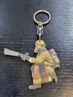 Feuerwehrmann Schlauchanhänger - Sammlerstück, Neu!