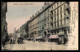 AK Genève, Rue du Mont-Blanc