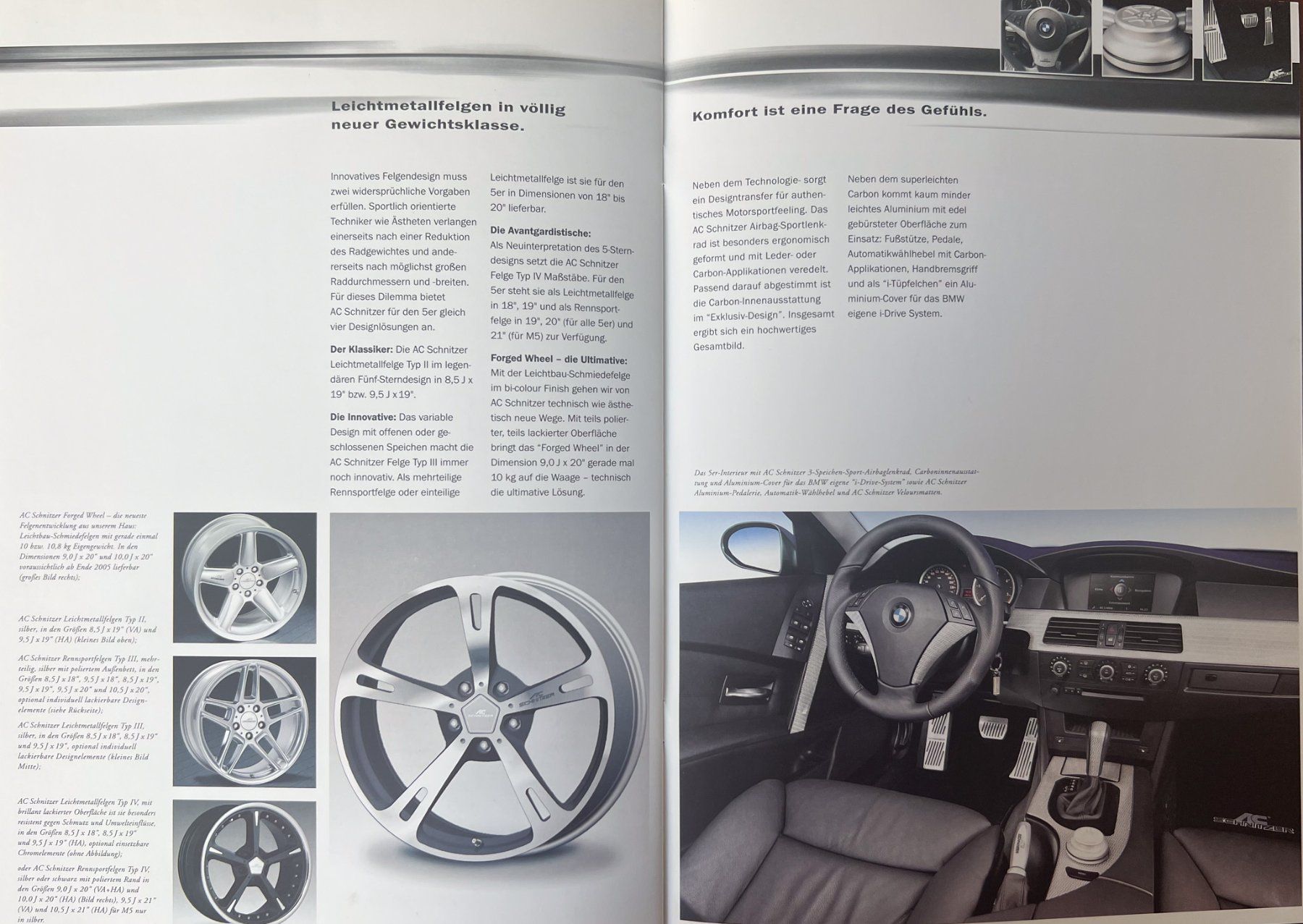 BMW Dokumente: PROSPEKT | BMW - AC SCHNITZER ACS5 / M5 - E63/E61 | AB 2005 – Gebraucht aus Unterägeri von Isha04 6