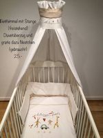 Betthimmel mit Stange, Duvetbezug und Nestchen