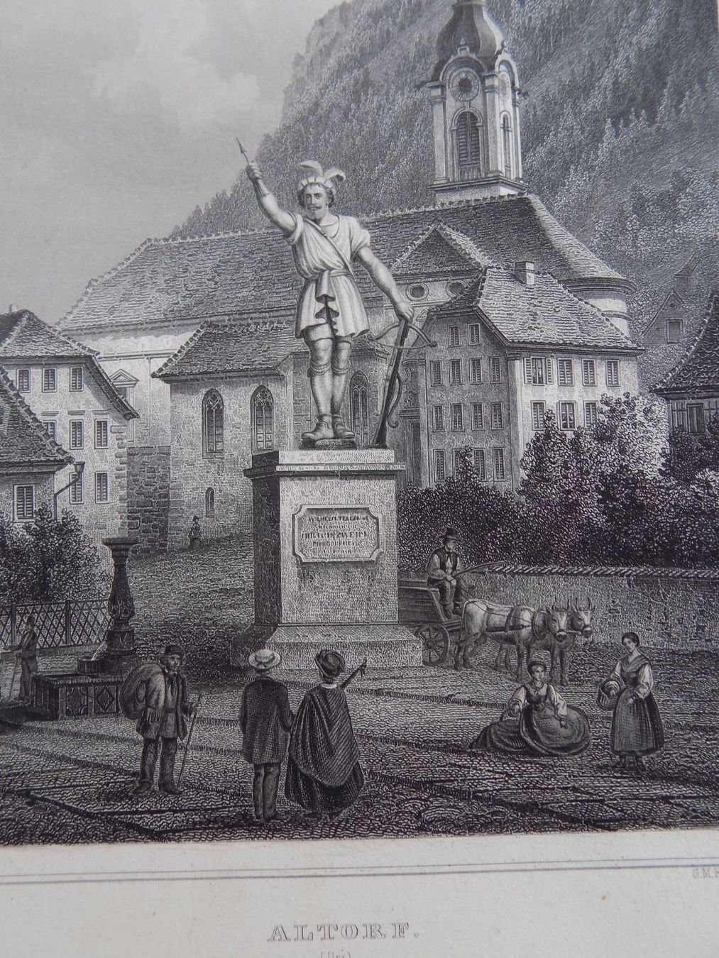 Gravures: Altdorf Telldenkmal – D'occasion à Risch par Rischli15 3