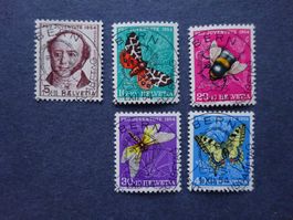 1954 Pro Juventute mit ET-Voll & Gummi**