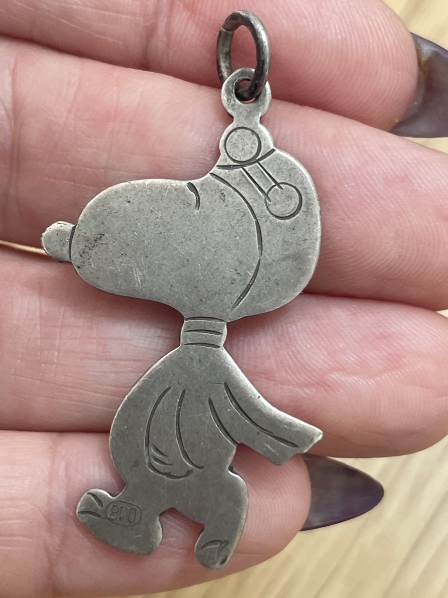 Ciondoli: pendentif Snoopy en argent 800 Vintage – Usato da Montreux venduto da Pipo7878 1
