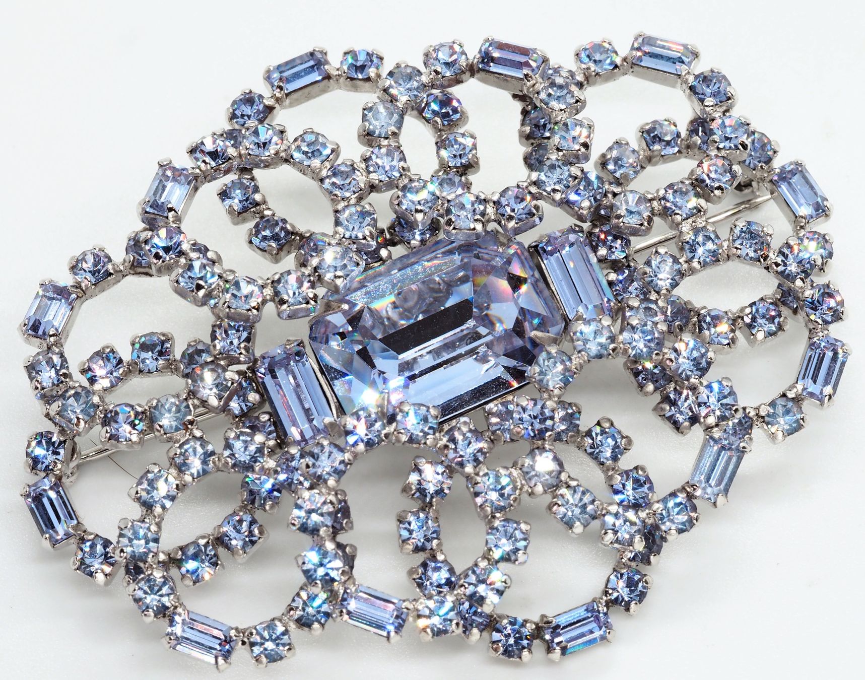 Spille & Fermagli: Grosse vintage SHERMAN Brosche; Strass – Usato da Zürich venduto da nostalgic_treasures 1