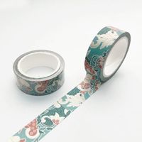 Washi Tape japanisches Dekor goldfoliert