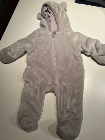 Flauschiger Baby Winter Overall, Gr. 56, Top Zustand!